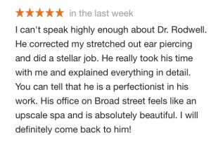 earlobe repair review