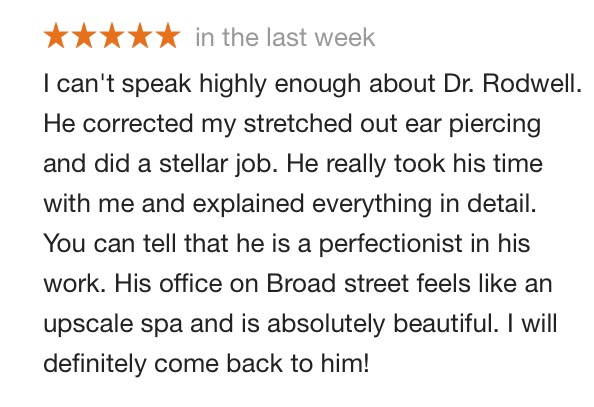 earlobe repair review
